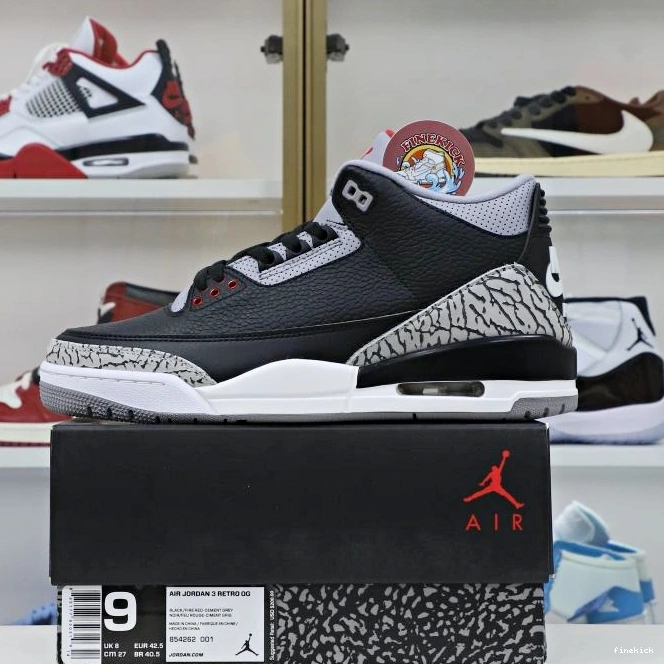 Jordan Jordan retro  Air 3 2018（854262-001） blackcement 0210